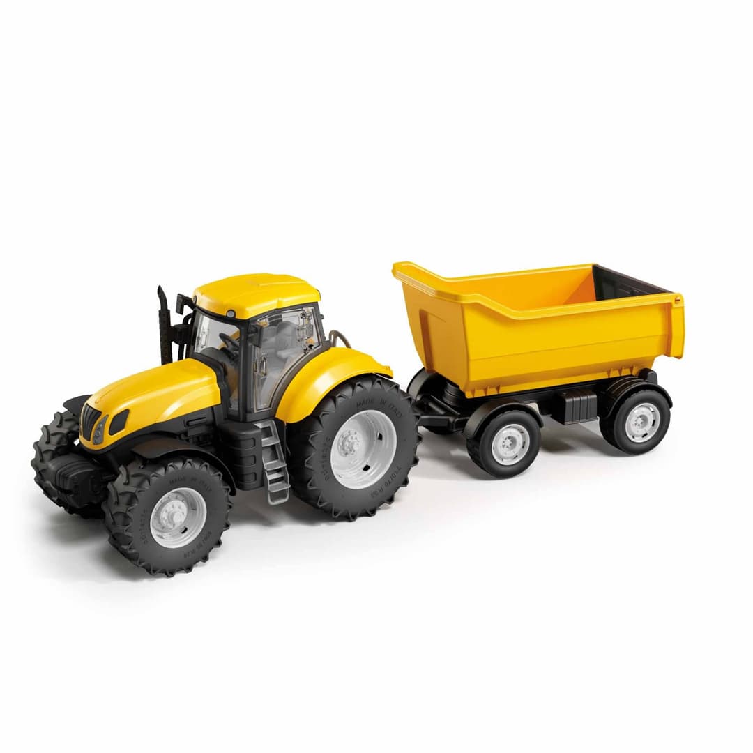 Traktor utánfutóval