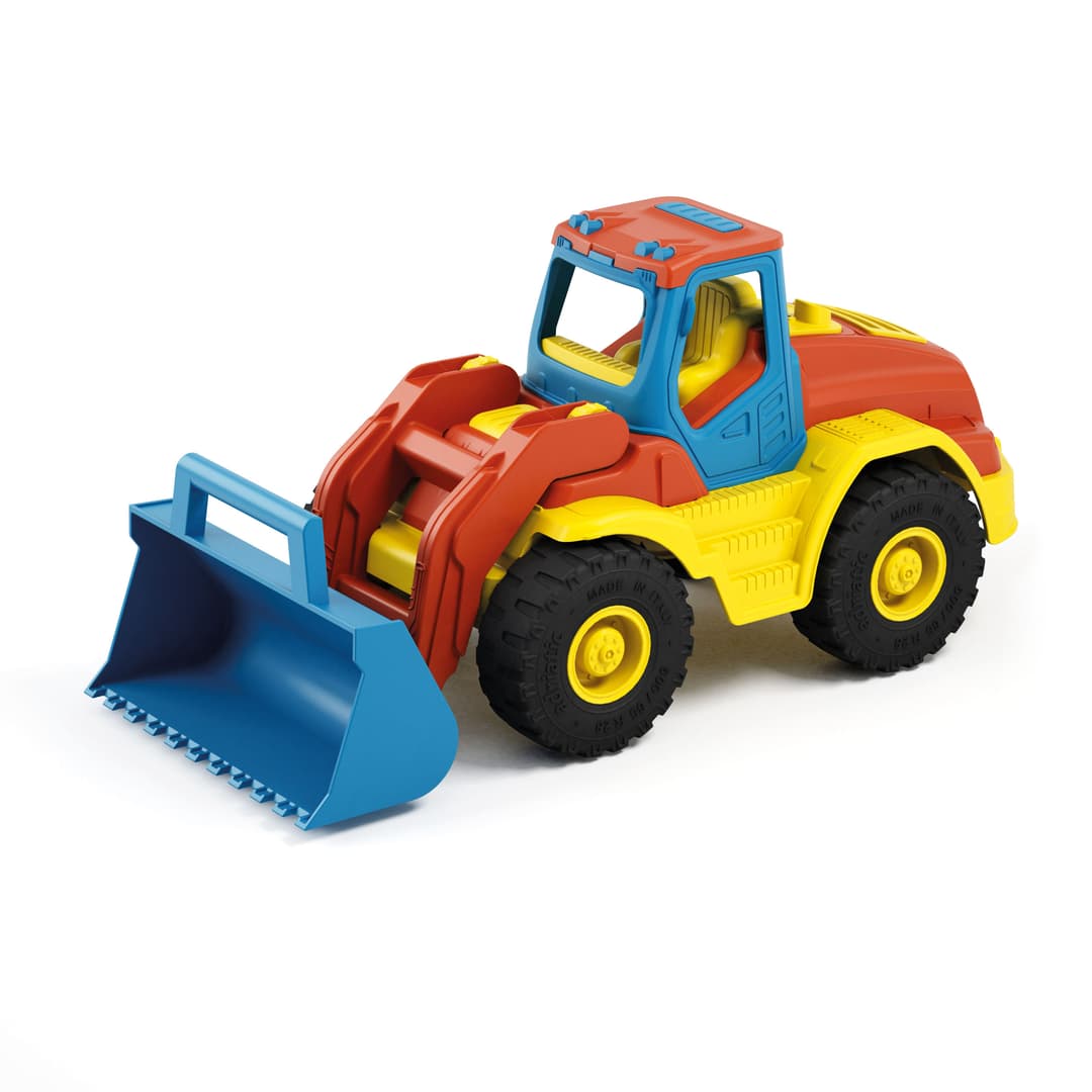 Traktor színes 39 cm