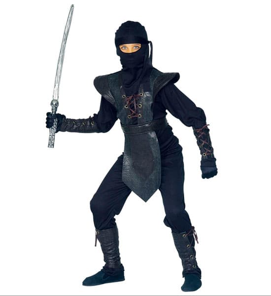 Fekete Ninja Jelmez 140-es