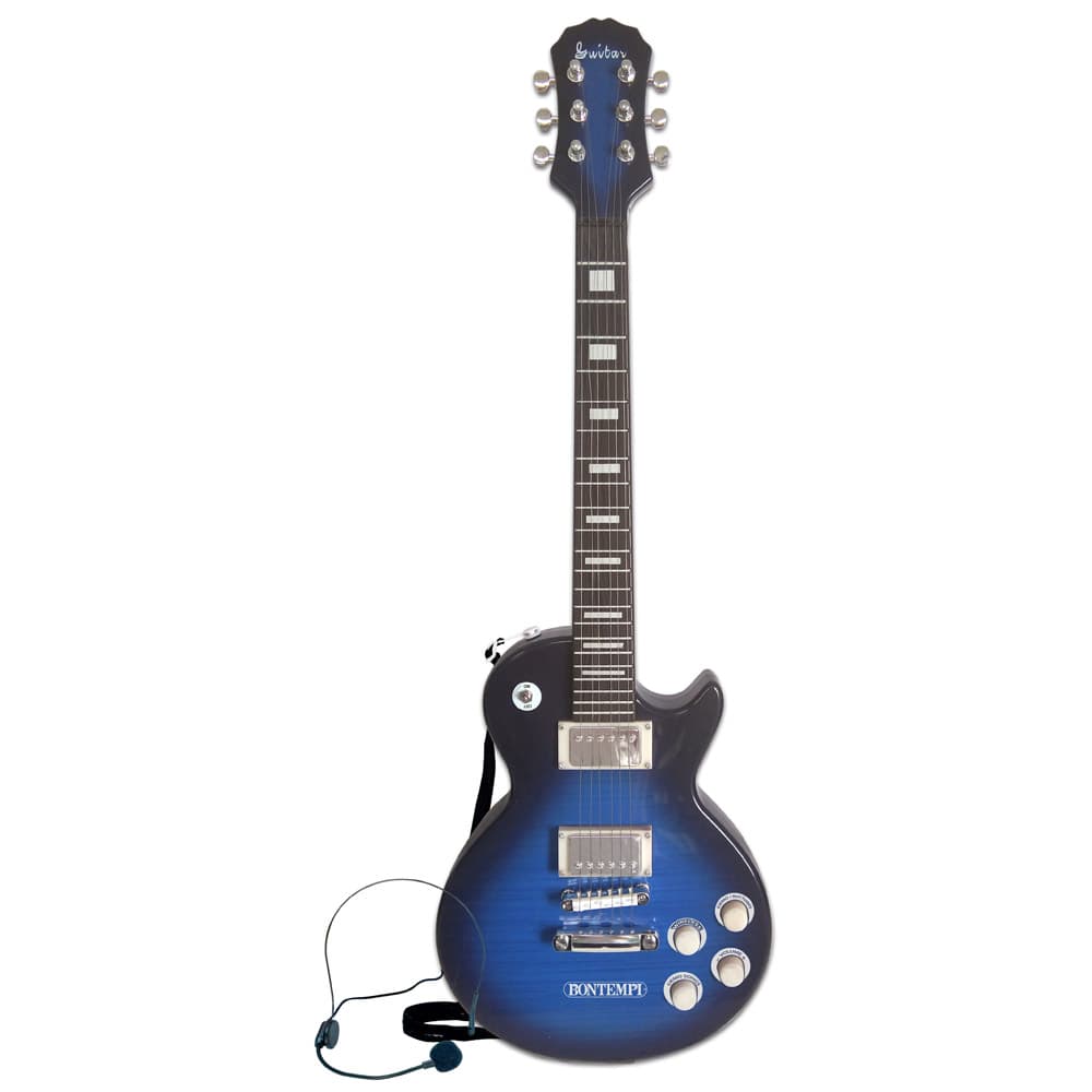 Bontempi elektromos rock gitár kék