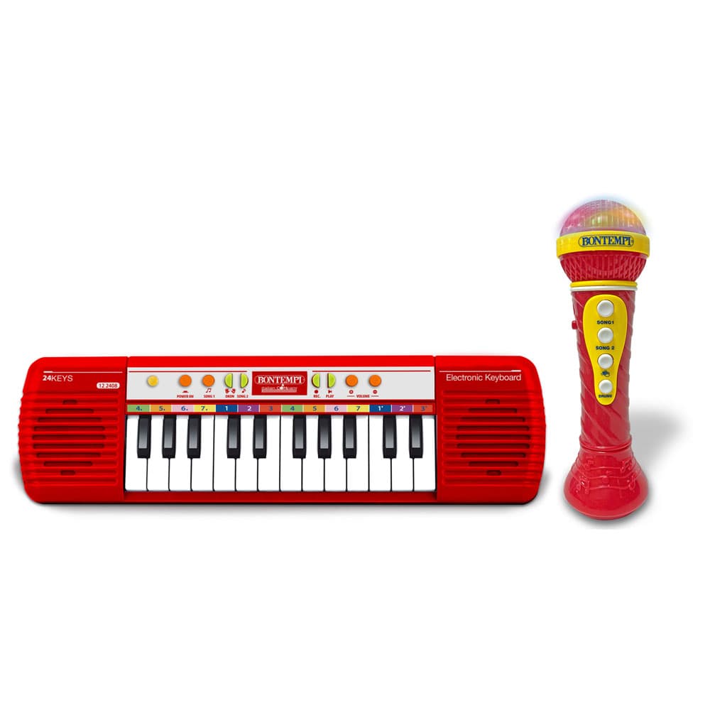 Bontempi 24 billentyűs szintetizátor mikrofonnal
