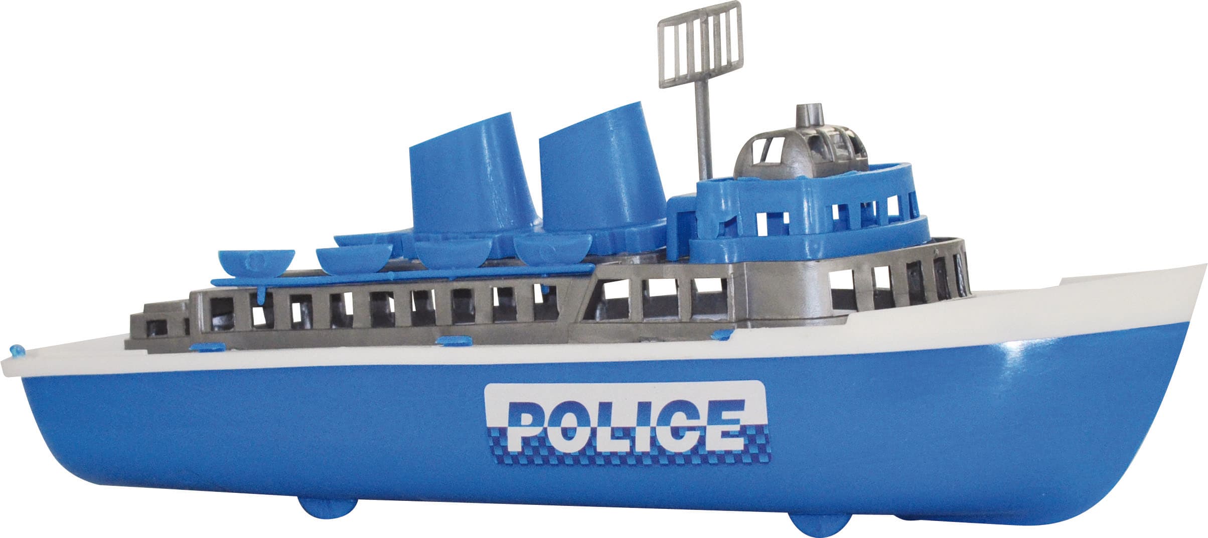 Műanyag hajó - 30 cm - Rendőrség