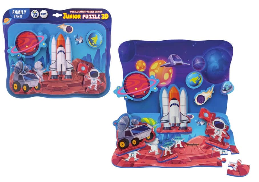 Szivacsos űrhajós 3D puzzle - 47 darabos
