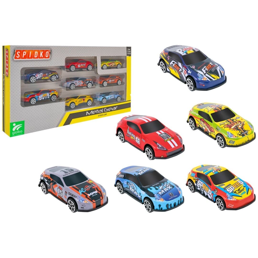 Spidko Autószett 1:64 8 db-os