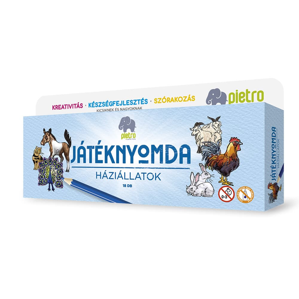 Háziállatok játéknyomda