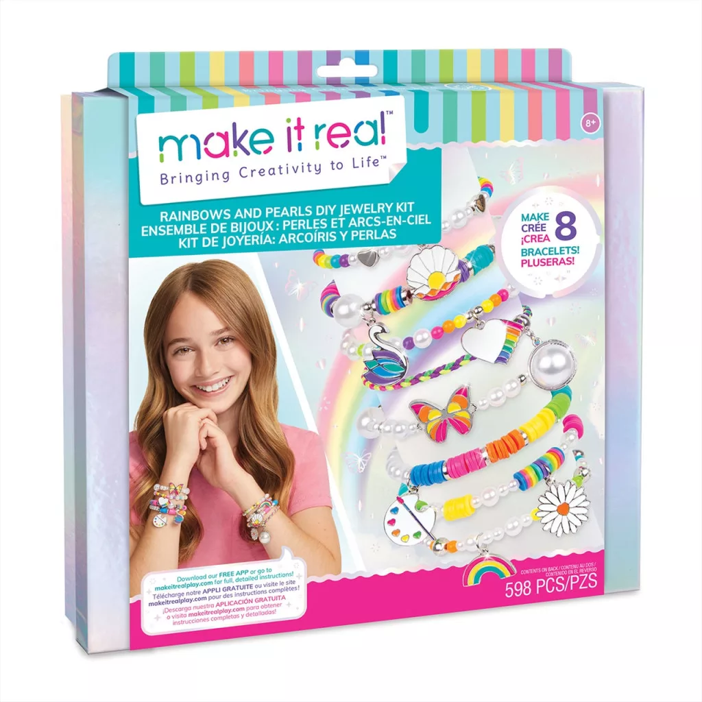 Make It Real - Ékszerkészítés, Szivárvány és gyöngy karkötők