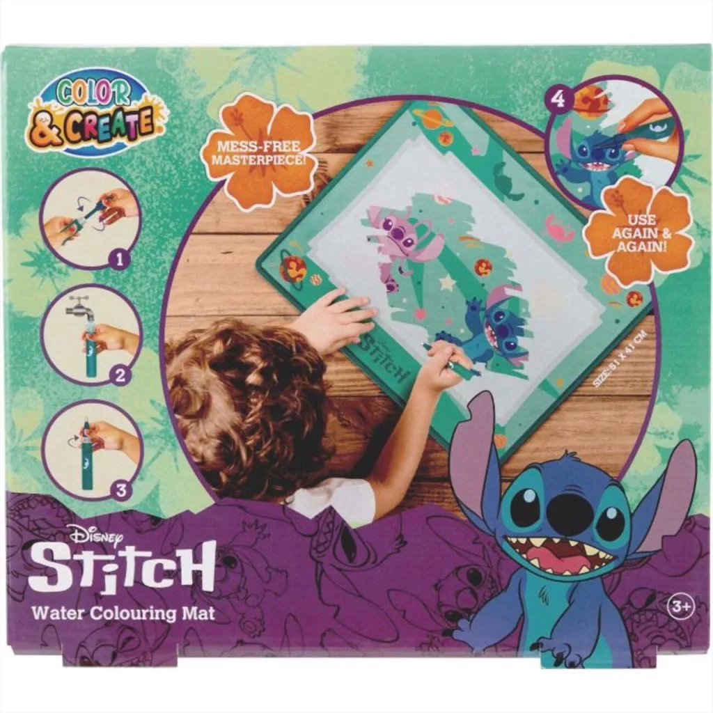 Vízzel színezhető játszószőnyeg - Stitch