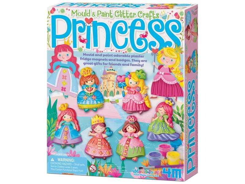 4M csillogó hercegnő gipszkiöntő készlet