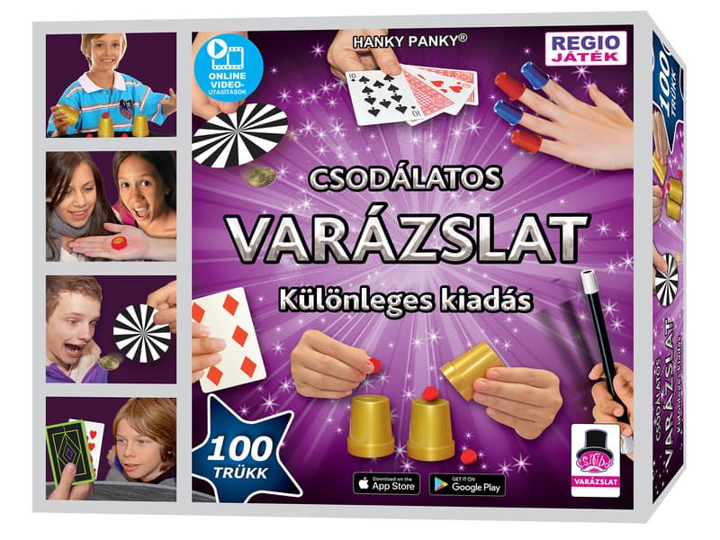 Regio - Magic Show bűvészdoboz - 100 trükkel
