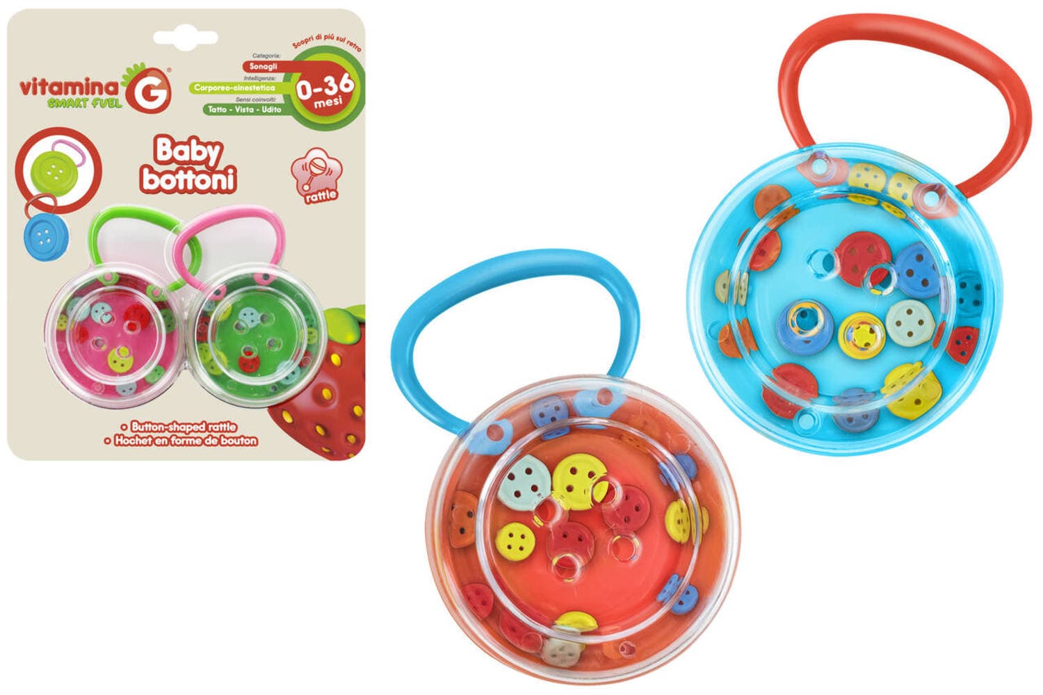 Vitamina gombos csörgő